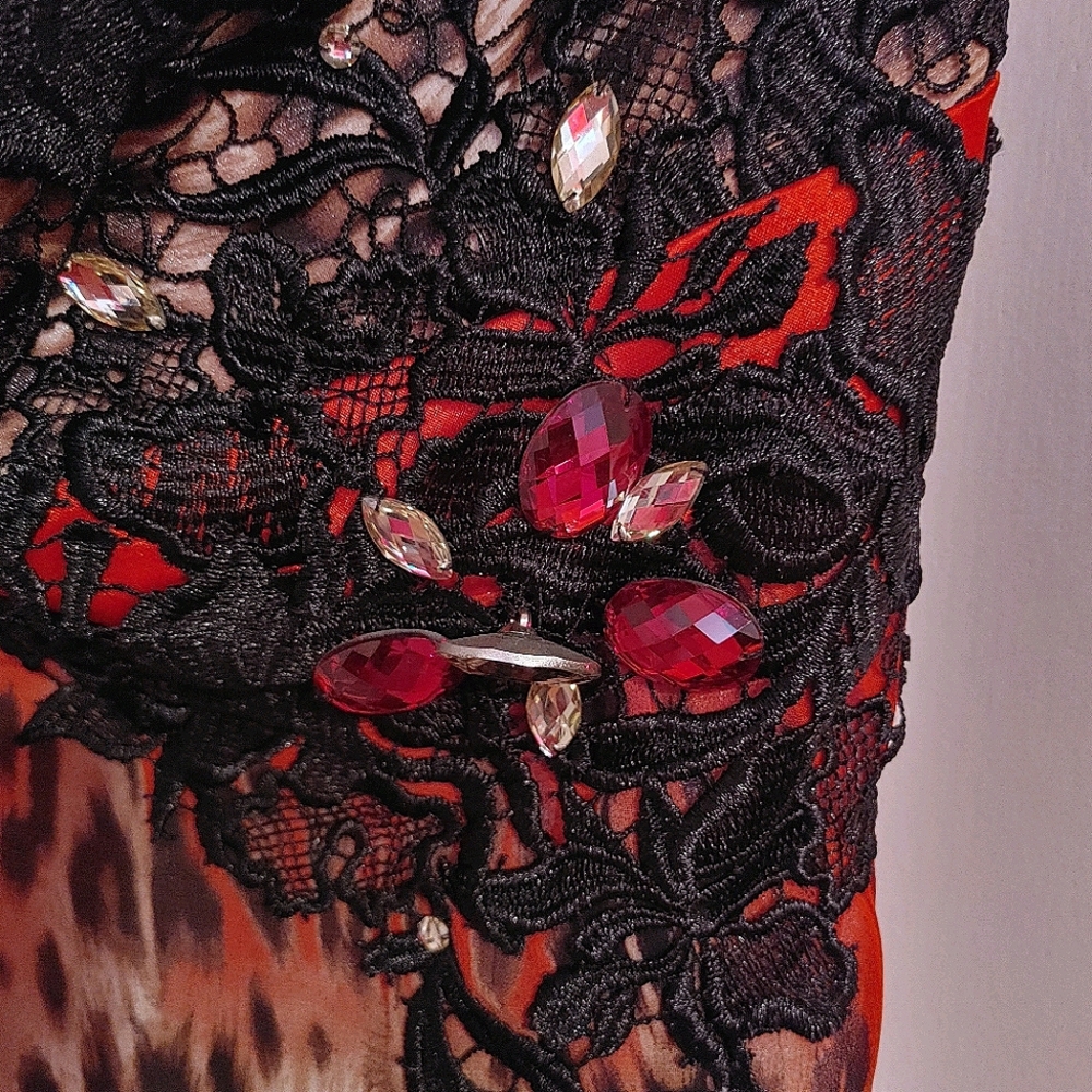 Strapless gown